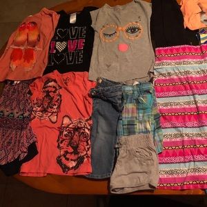 Girls 15 Piece Lot Size 6X and 7